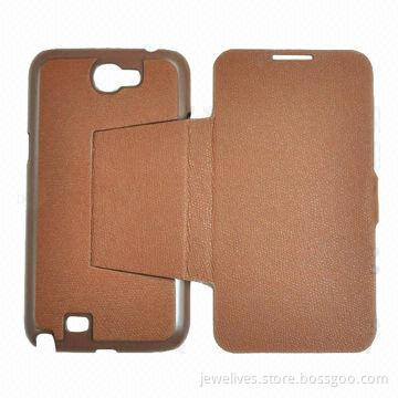 High Quality Leather Cases for Samsung Galaxy Note 2, OEM/ODM Accepted